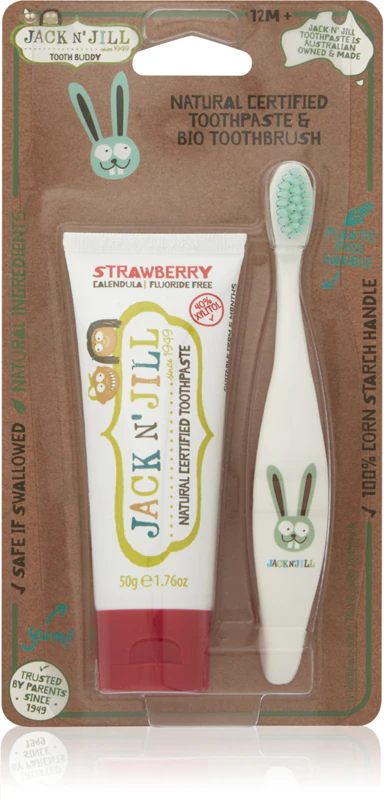 Kit de Higiene Dental Infantil Natural Jack N' Jill