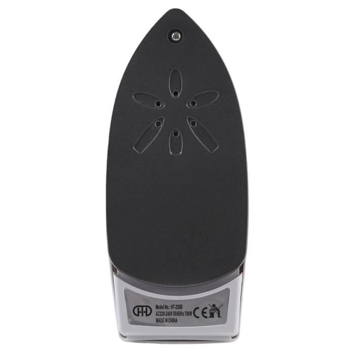 Fer à repasser à vapeur portatif - HILILAND - Contrôle de température - Pliable - Prise UE 220V - Blanc