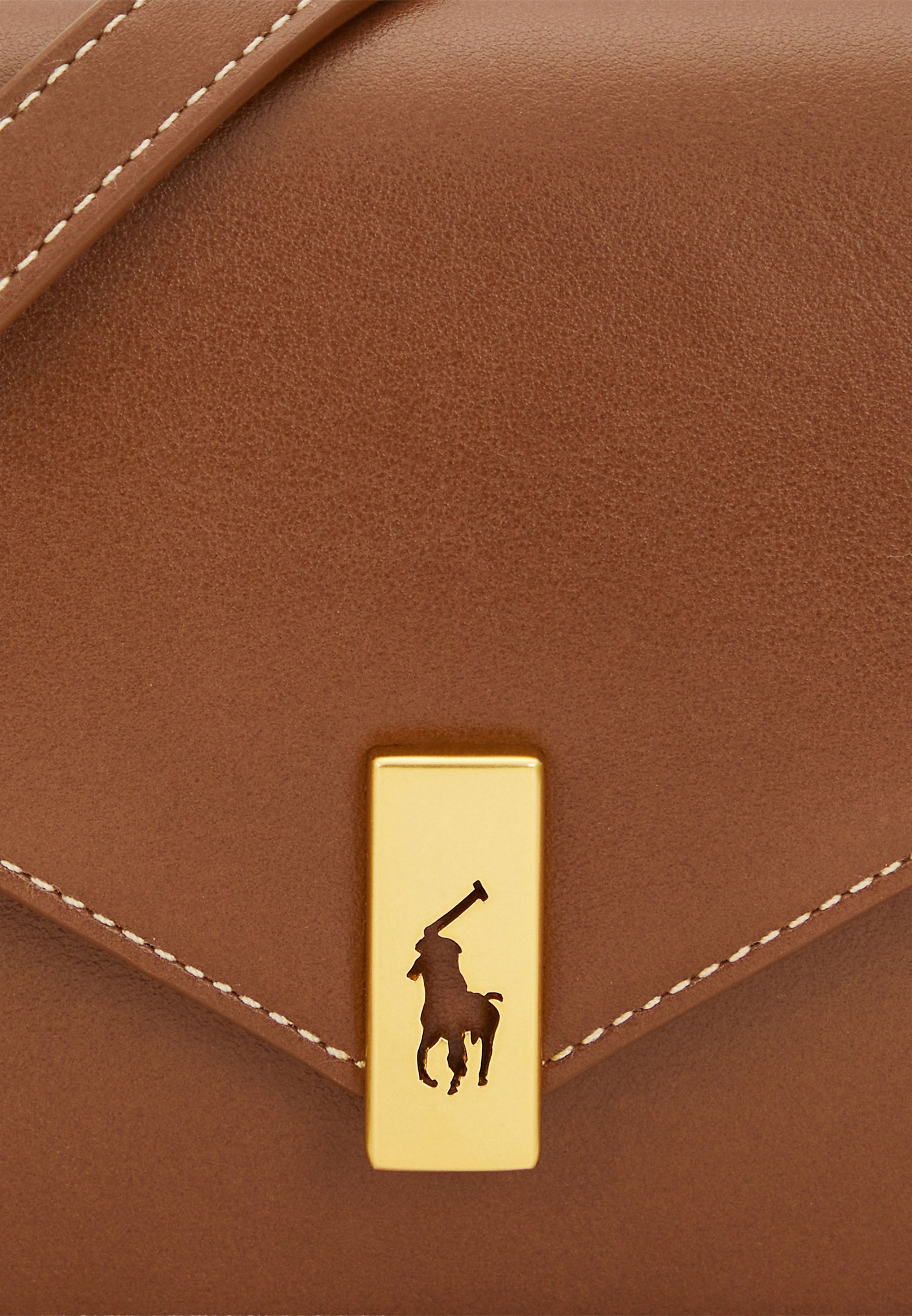 Polo Ralph Lauren Polo ID leren portemonnee en tas met ketting - Portemonnee - cuoio