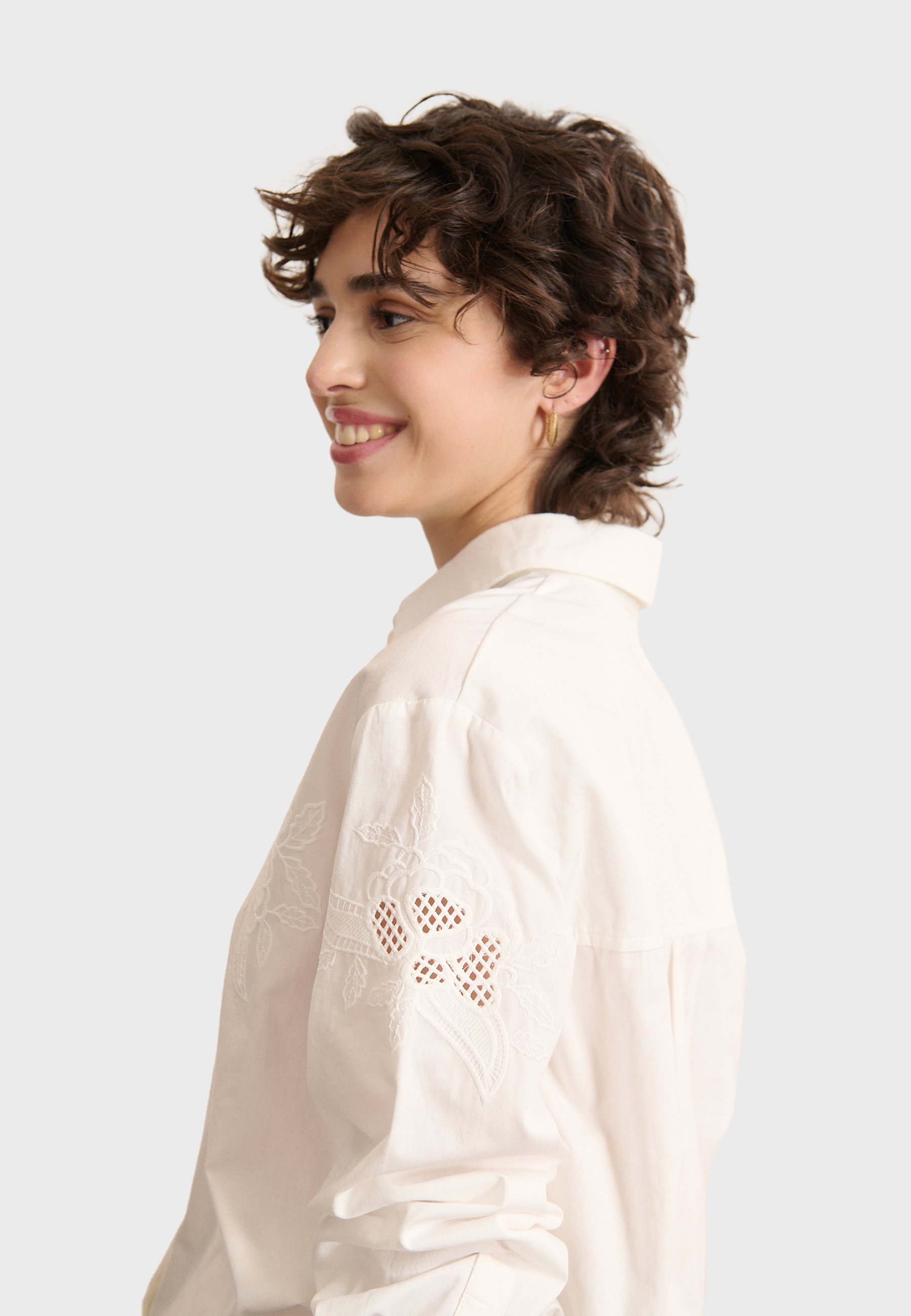 Garance Paris TESS - Blouse met knoopsluiting - gebroken wit