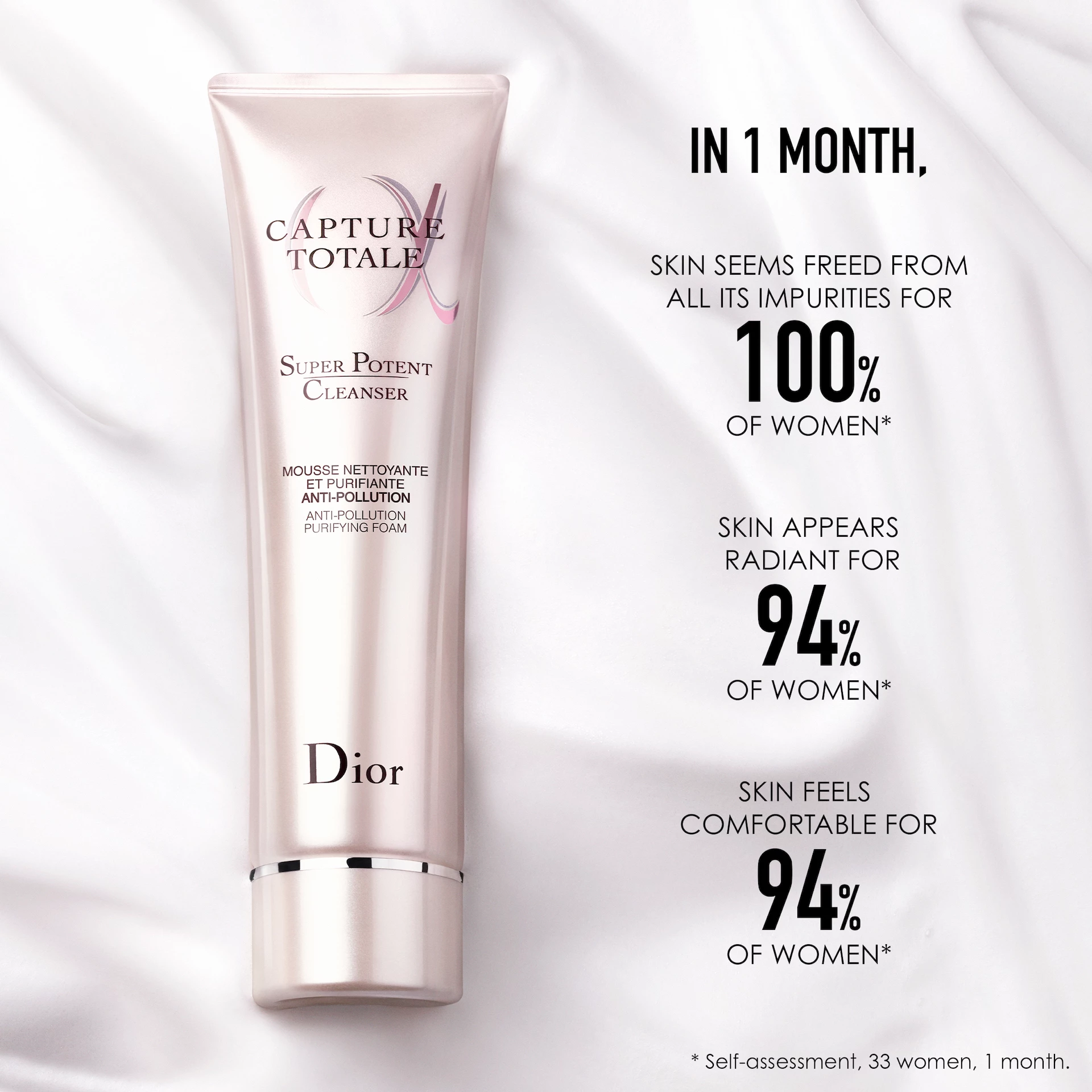 Capture Totale Υπερ-Ισχυρός Αφρός Καθαρισμού 150 ml - DIOR