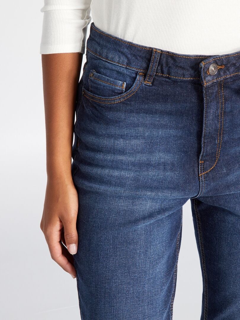 Calça jeans slim fit tamanho 28L - Azul