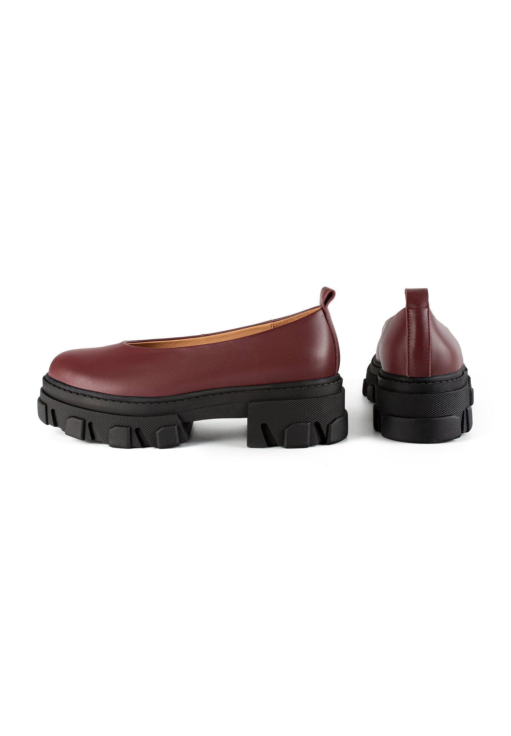 L37 STRAIGHT UP - Slip-ons - bordeaux