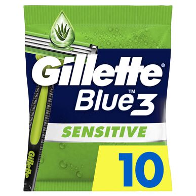 Gillette Blue 3 Sensitive kertakäyttöpartahöylä 10 kpl