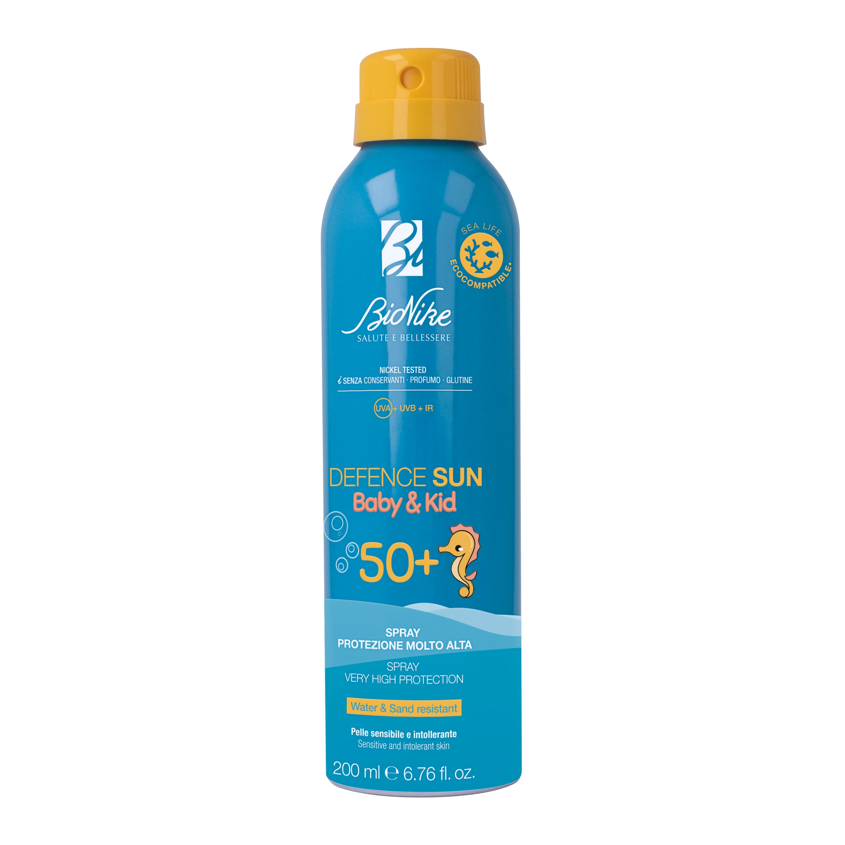 Defence Sun Baby&Kid Spray SPF50+ - Crema Solare Bambini, Spray solare corpo alta prot., Prodotti per Bambini