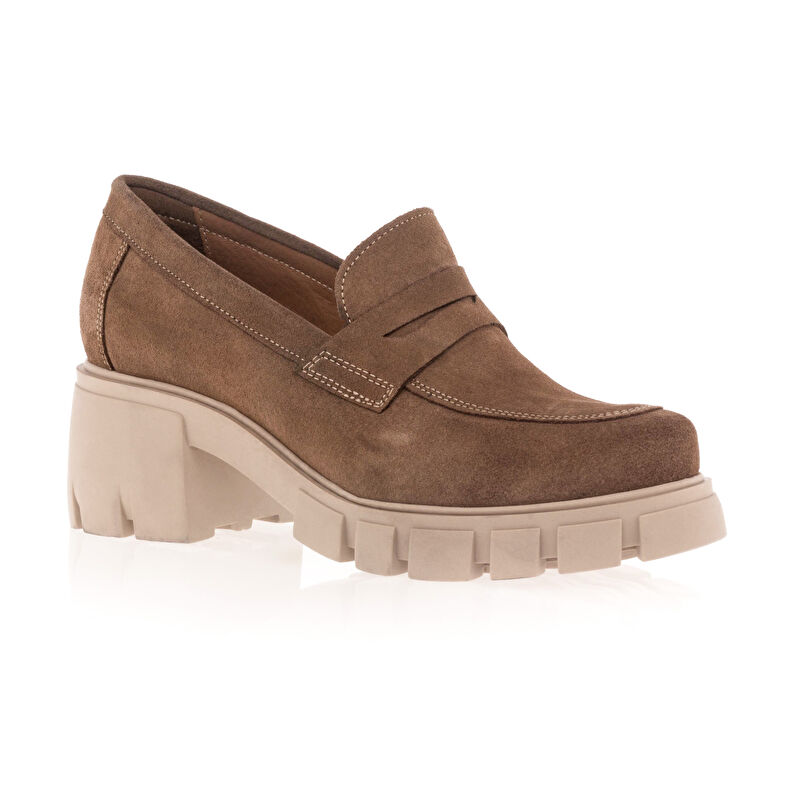 Bruna loafers/båtskor för kvinnor