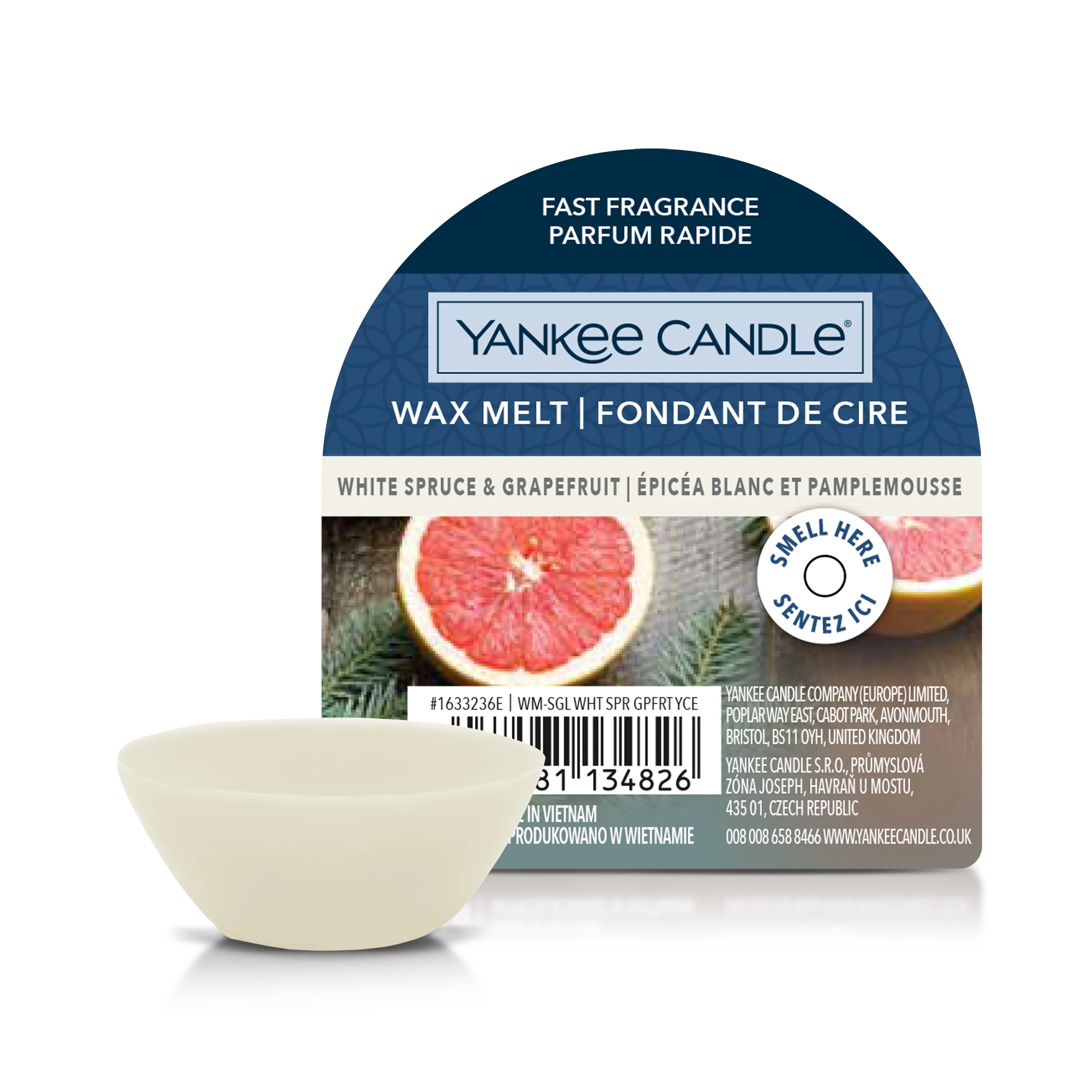 Wax Melts White Spruce & Grapefruit - Candela Profumata