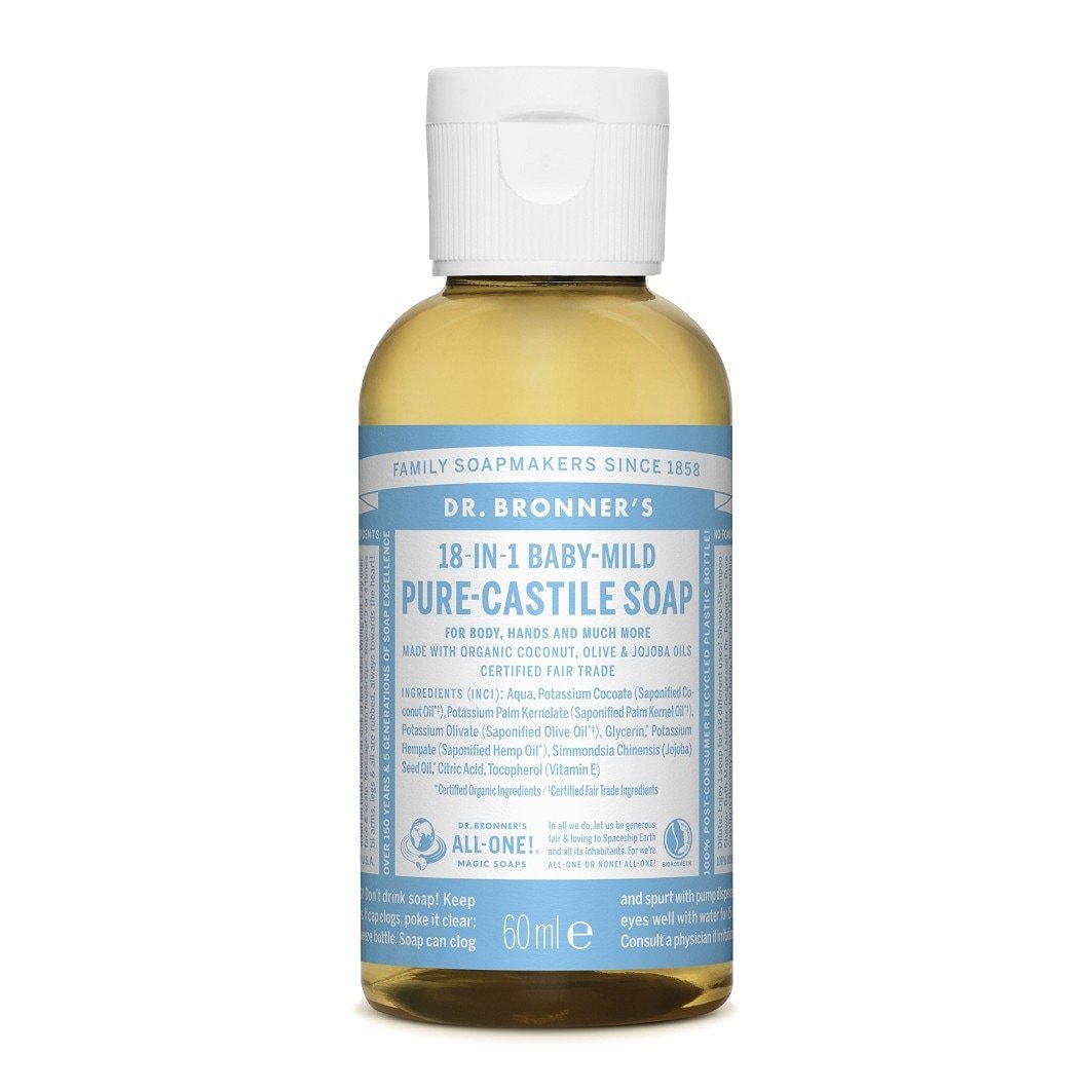 Dr. Bronners bērnu roku mazgāšanas līdzeklis ar maigu eļļu - 60 ml