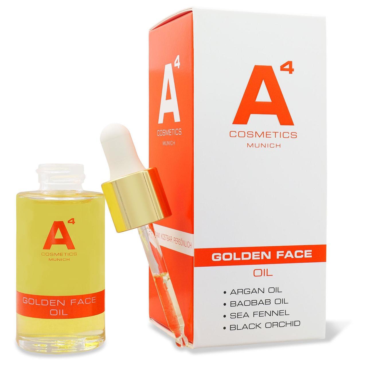 A4 Cosmetics auksinis veido aliejus - 30 ml