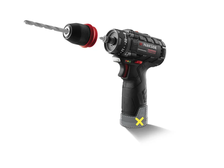 Furadeira/Parafusadeira sem fio PARKSIDE PERFORMANCE® PBSPA 12 D4, 12V