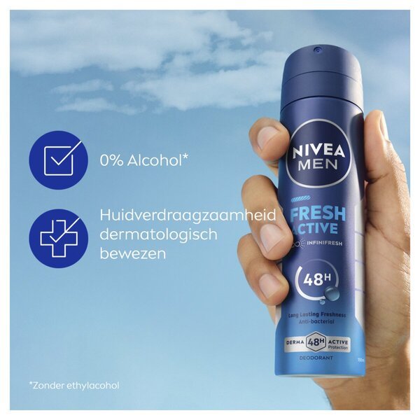 NIVEA Men Fresh Active dezodorans u spreju<br>6 x 150ml