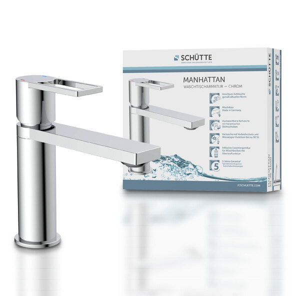 MANHATTAN washbasin tap, chrome