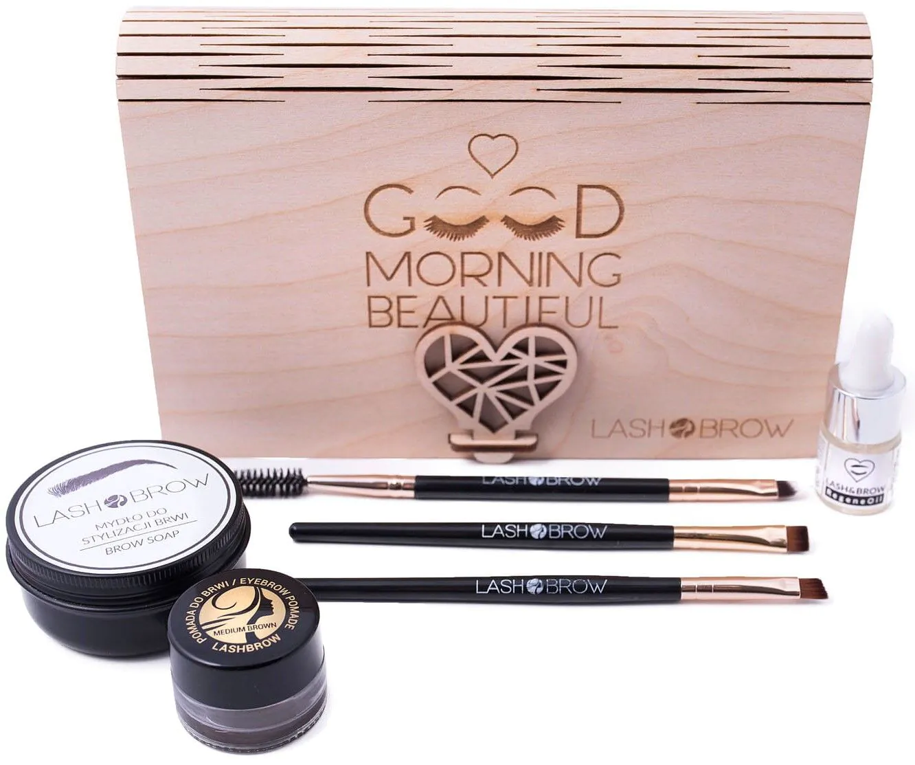 Lash Brow Zestaw Prezentowy Brwi Basic