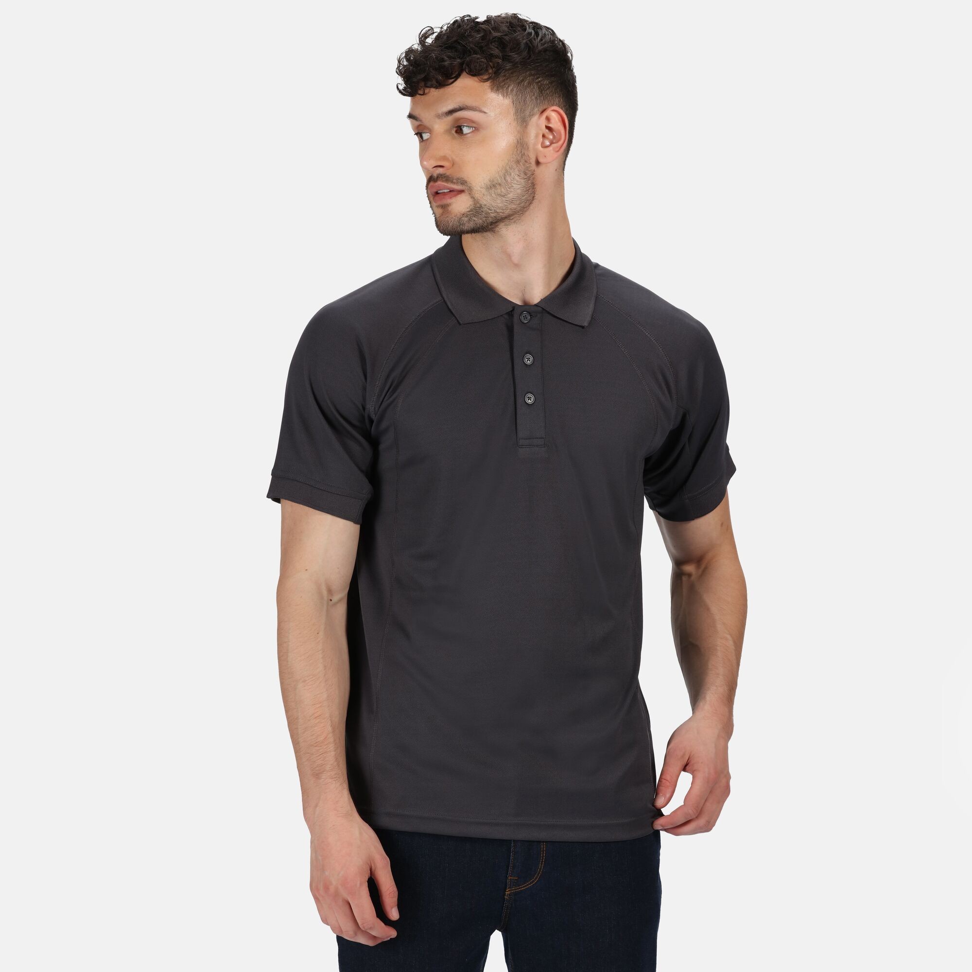  Regatta Coolweave poloshirt met korte mouwen voor heren, zomer/vakantie