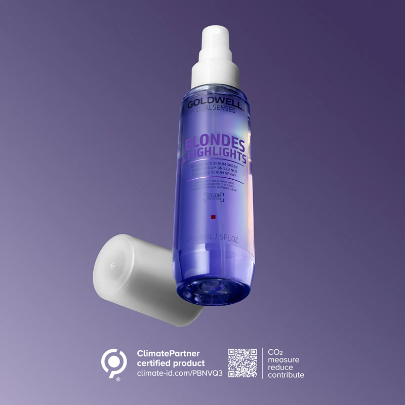 Goldwell Dualsenses Blondes & Highlights, sérum em spray sem enxágue para cabelos loiros e com mechas.