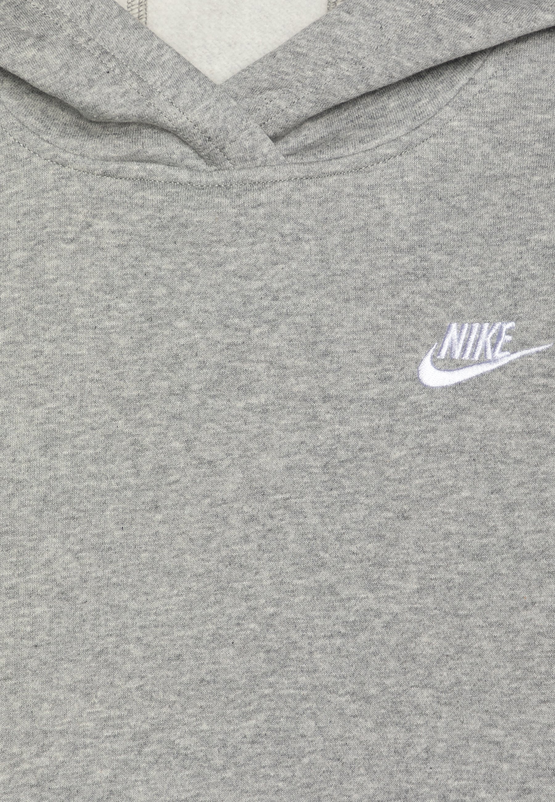 Nike Sportswear CLUB UNISEX - Sweatshirt - Dunkelgrau meliert/Weiß