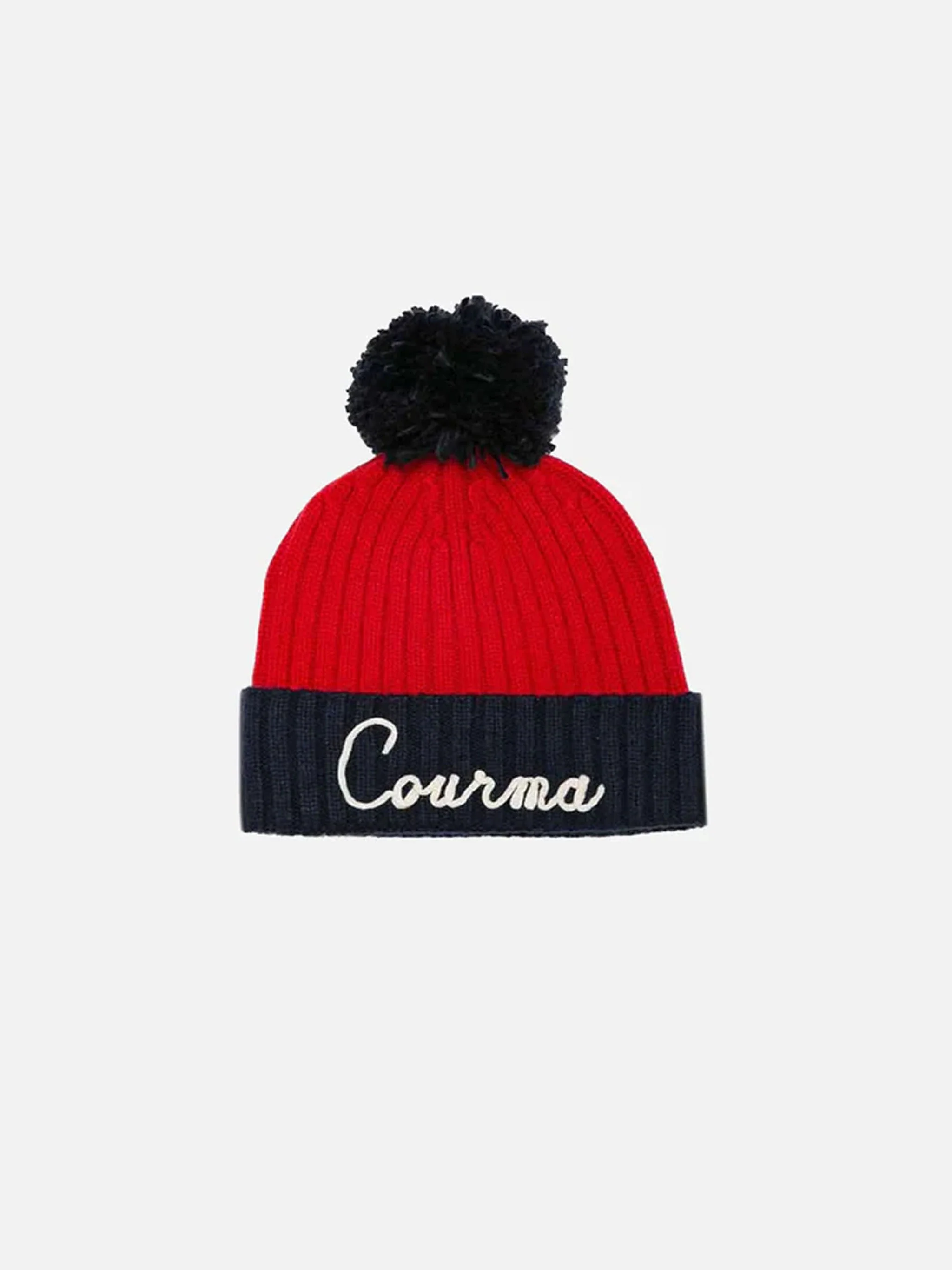 Chapeau pour enfant avec broderie Courma et pompon
