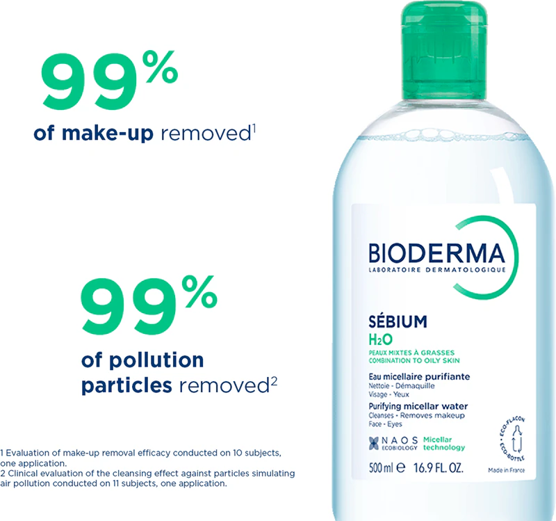 Água micelar Bioderma Sébium H2O para pele oleosa e mista