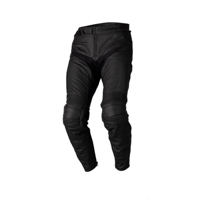 Pantalon court cuir moto RST S1 Sport CE - noir/noir - M
