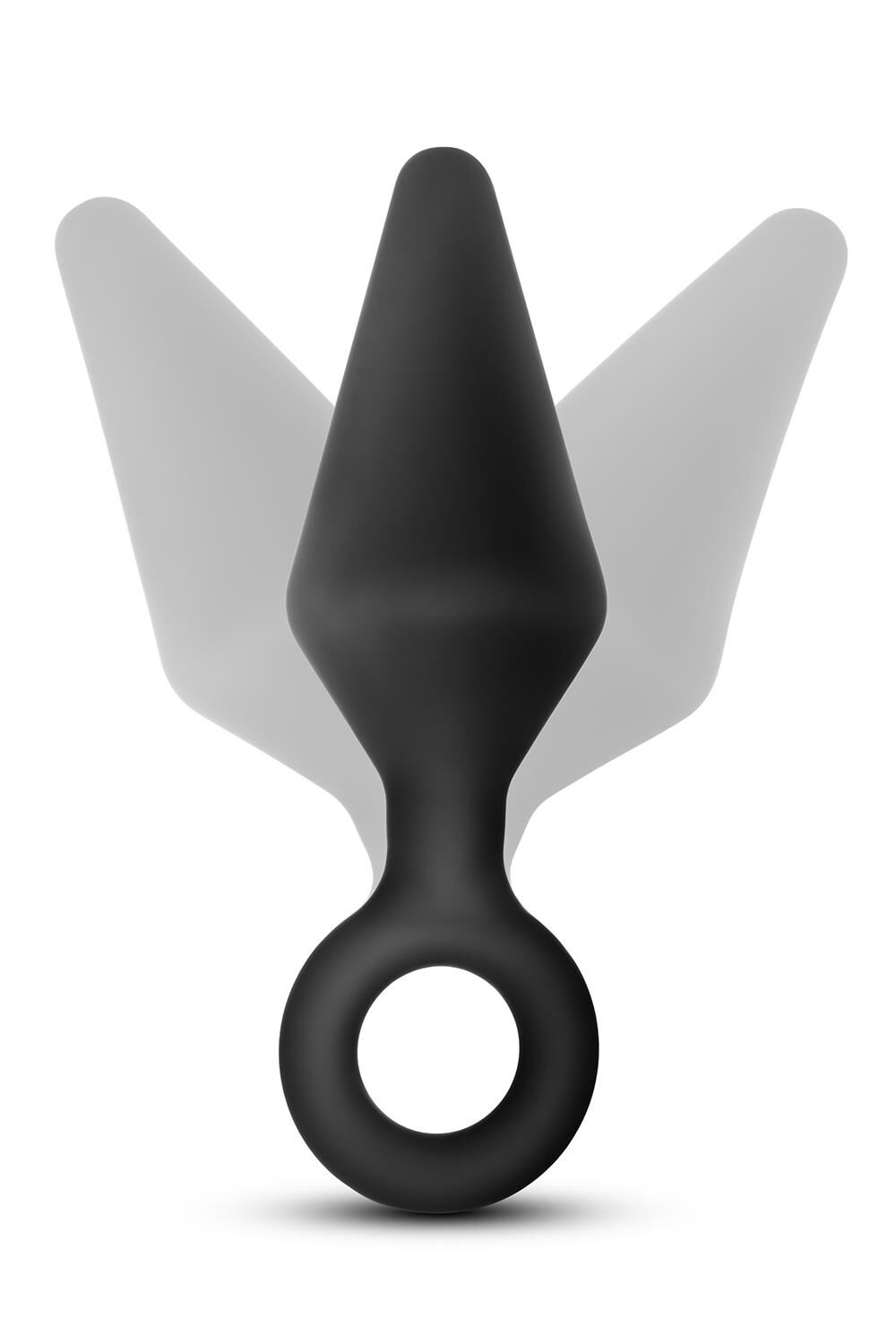 Plug anal Blush Anal Adventure Platinum en silicone, taille moyenne, noir