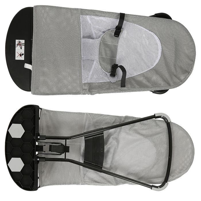 Foldable Baby Bouncer - MENGDA - Breathable Baby Bouncer - Up to 15 kg - 3 Recline Positions - Gifts for Newborns
