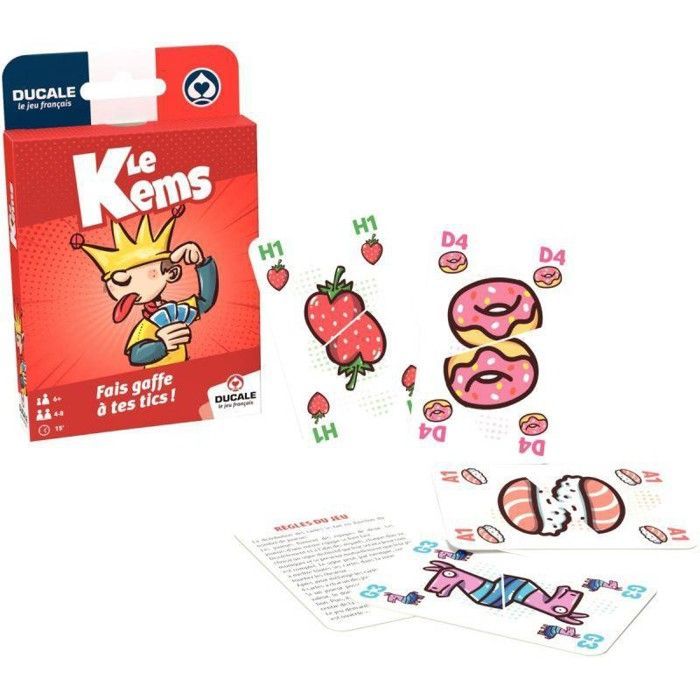 Juego de cartas Kems - Mixto - Adultos - Reglas rediseñadas