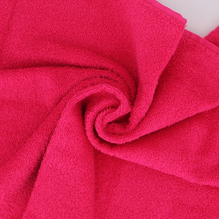 Juego de 2 toallas de baño de 90x150 cm ALPHA rosa fucsia