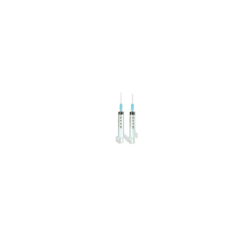 Veiligheidsspuit 2,5 ml, naald 23 gauge, nummer 16, centrale conus, 1 stuk