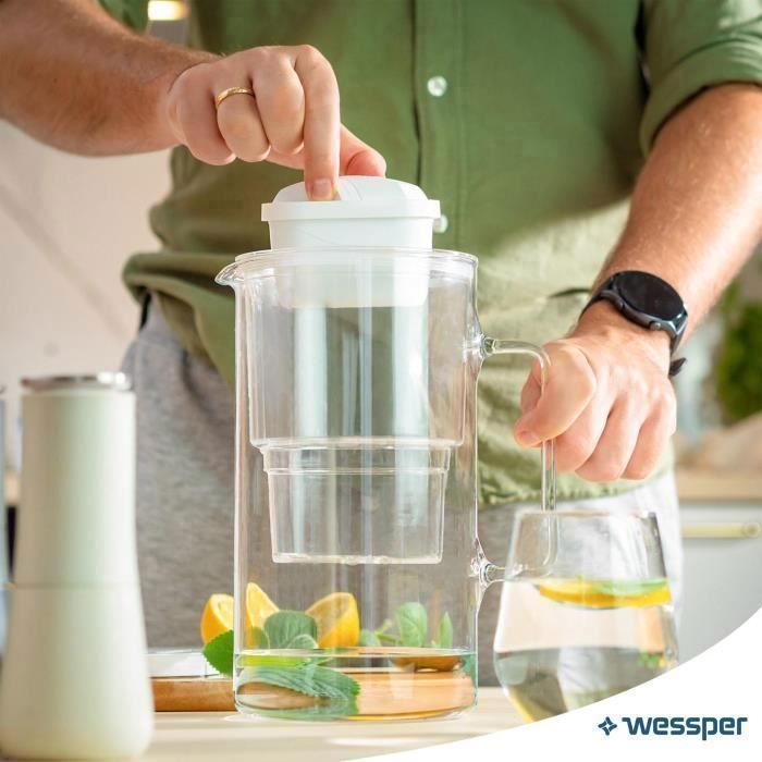 Filterpatrone – Wessper – Patrone für Brita – 15er-Pack – Ersatz für Brita Maxtra, Style, Merella Cool, Mavea Elemar