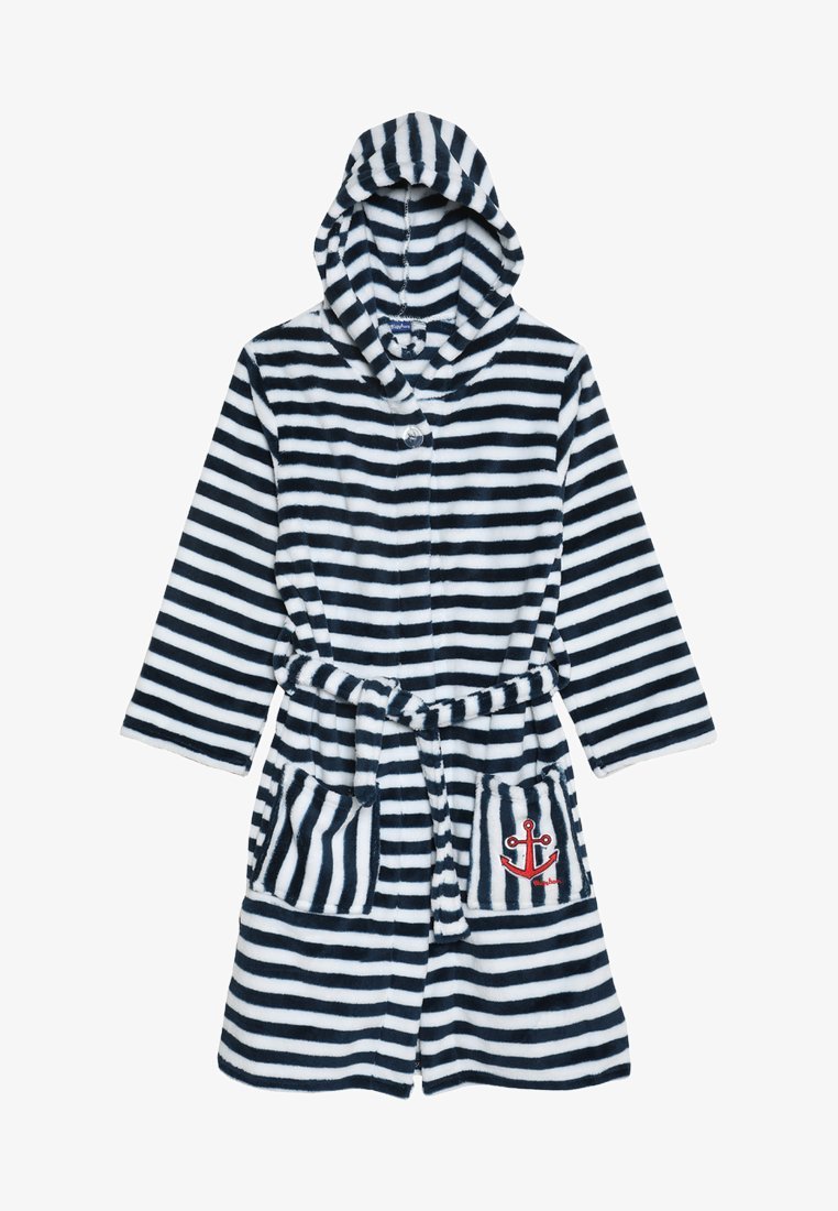 Playshoes RINGEL MARITIM - Peignoir - blanc/bleu foncé
