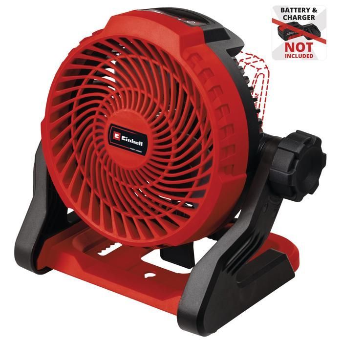 Einhell Ventilateur sans Fil GE-CF 18/2200 Li TC-Solo PXC (18V, 3 Niveaux de Vitesse) Livré sans Batterie ni Chargeur