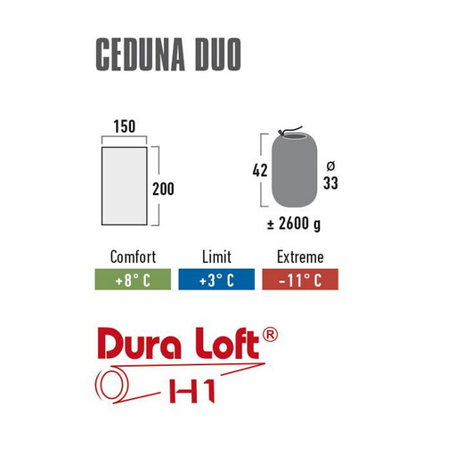 „High Peak Ceduna Duo“ miegmaišis