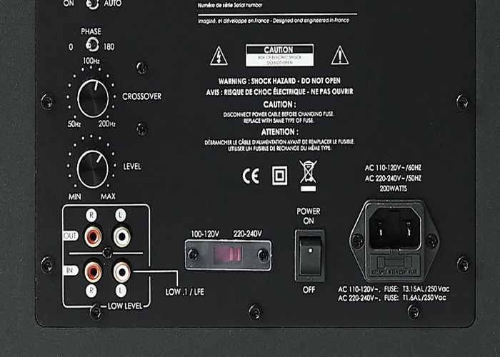 Caisson de basse - Elipson - Prestige Subwoofer 10.1 - 25 cm - 200 W RMS - 29 Hz