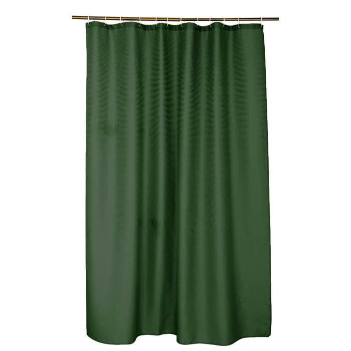 Duschvorhang in Khaki – Badezimmeraccessoires – Grün – Basic – Polyester