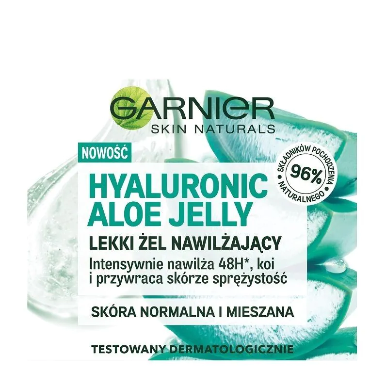 Garnier Hyaluronic Aloe Jelly Lekki żel nawilżający