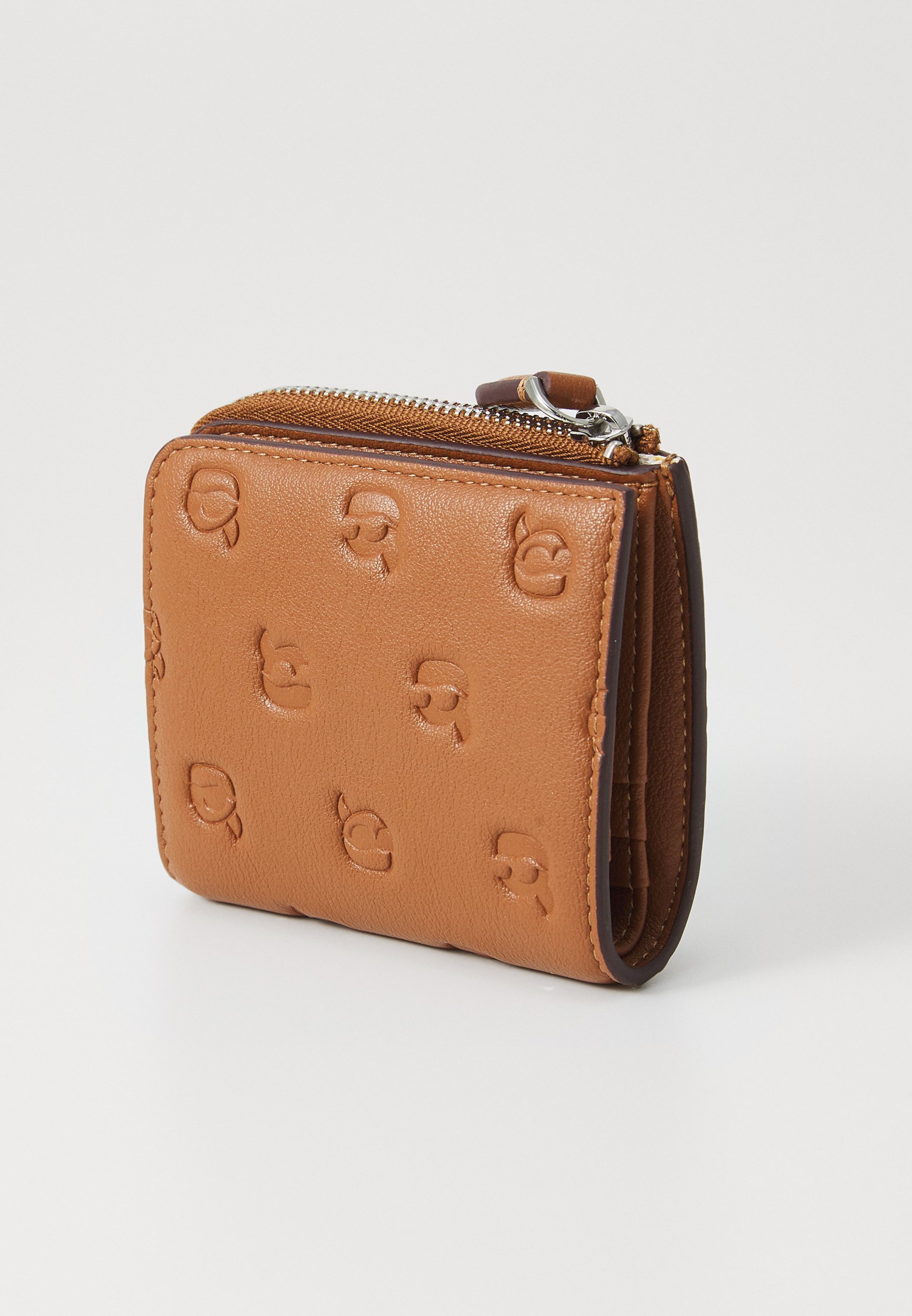 KARL LAGERFELD IKON MONOGRAM PORTFEL SKŁADANY - Portfel - brązowy