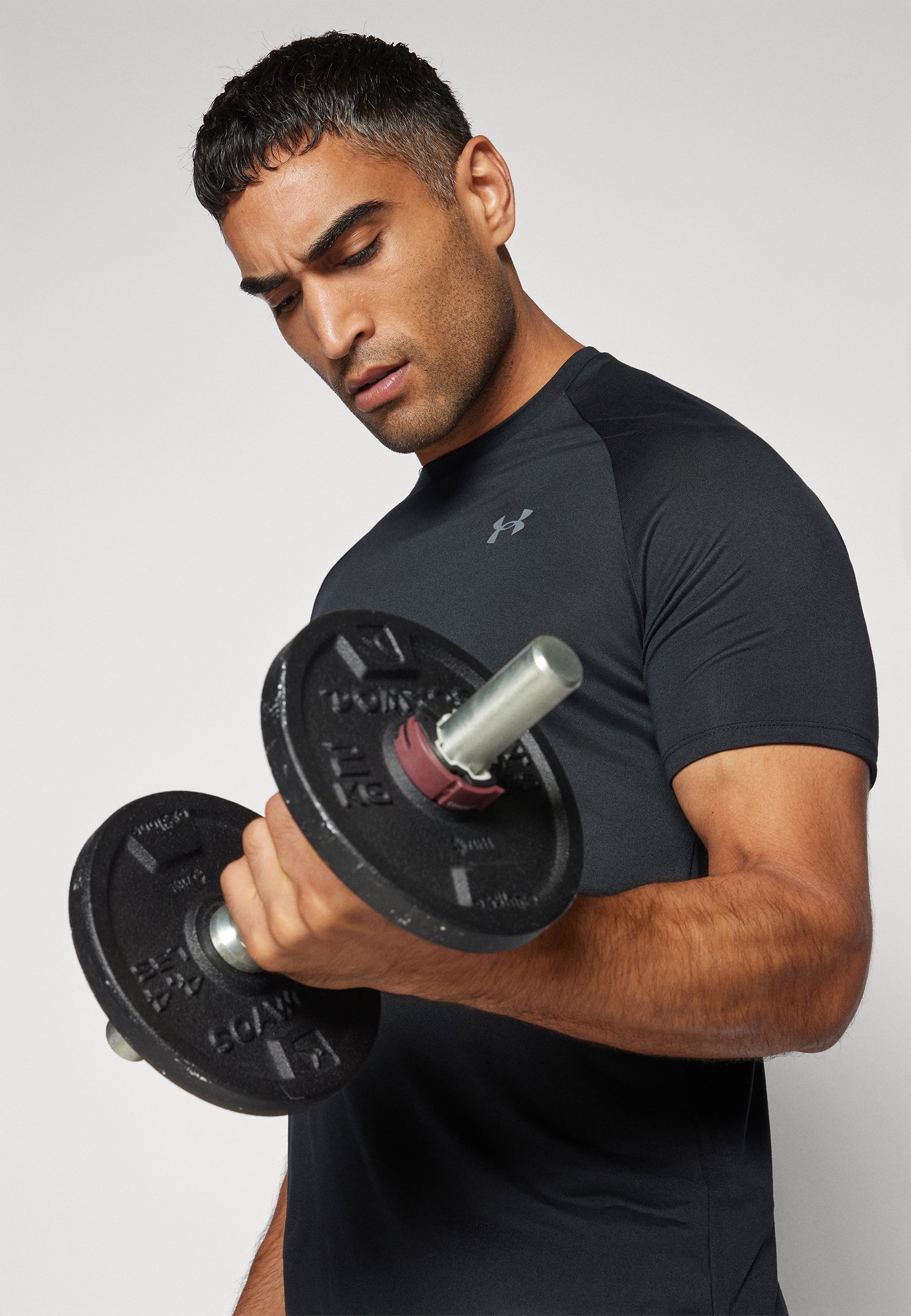 Under Armour TECH 2.0 - Koszulka sportowa - czarno-grafitowa