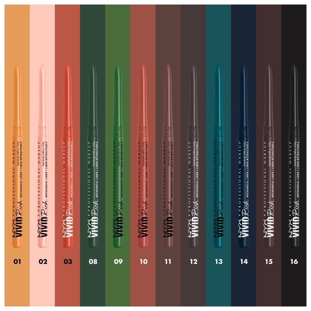 NYX Professional Makeup Eyeliner mechanická ceruzka na oči Vivid Rich - 0,3 g