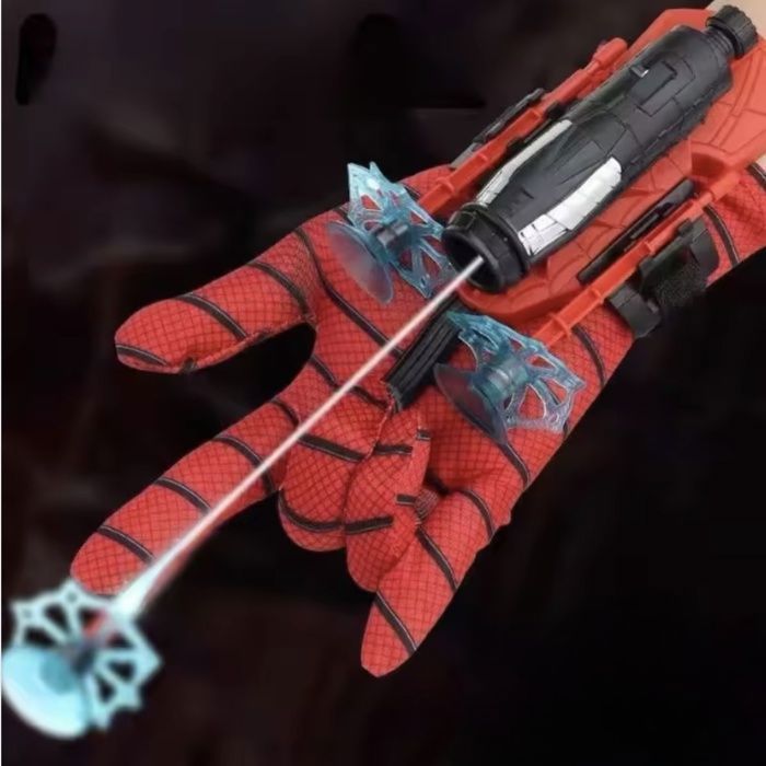 Spider-Hero Launcher Glove – Interactive toy with suction cup projectiles – Ideal gift for children