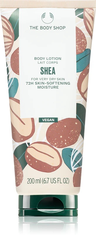 „The Body Shop Sheet“ kūno losjonas, maitinamasis kūno kremas sausai odai