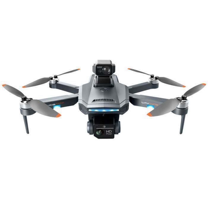 Dragon Touch K918 MAX GPS-drone, professionele 8K dual-camera HD FPV, 1,5 km fotobereik, exclusief verkrijgbaar bij Cdiscount, inclusief 2 accu's, zwart