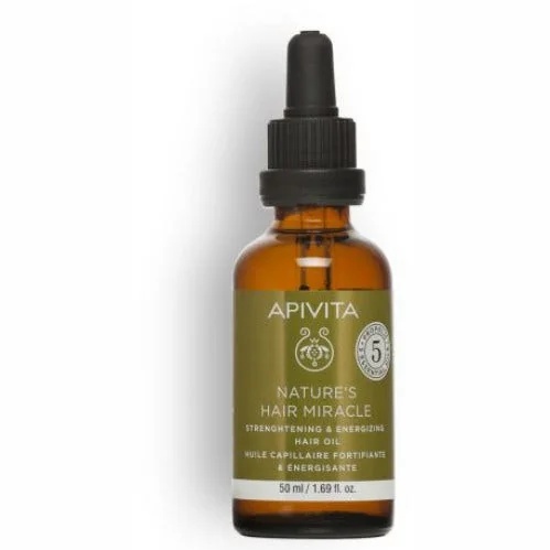 APIVITA Apivita Nature's Hair Miracle 5 ēteriskā eļļa 50ml stiprinoša un atjaunojoša