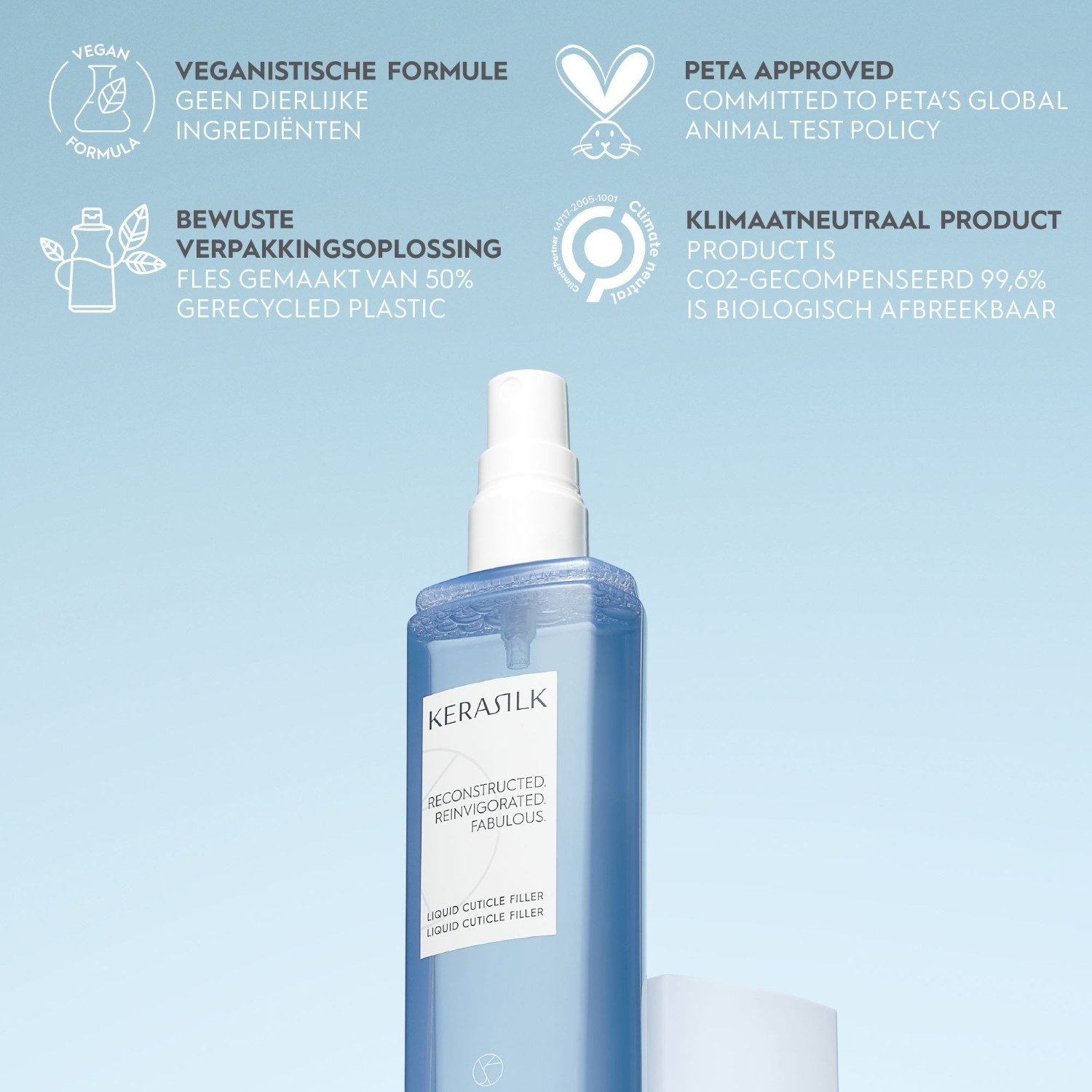 Tekutý lak na vlasy Kerasilk na výplň nechtovej kožičky - 125 ml