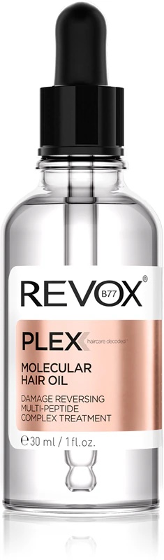 Molekularno olje za lase Revox B77 PLEX za krepitev poškodovanih las