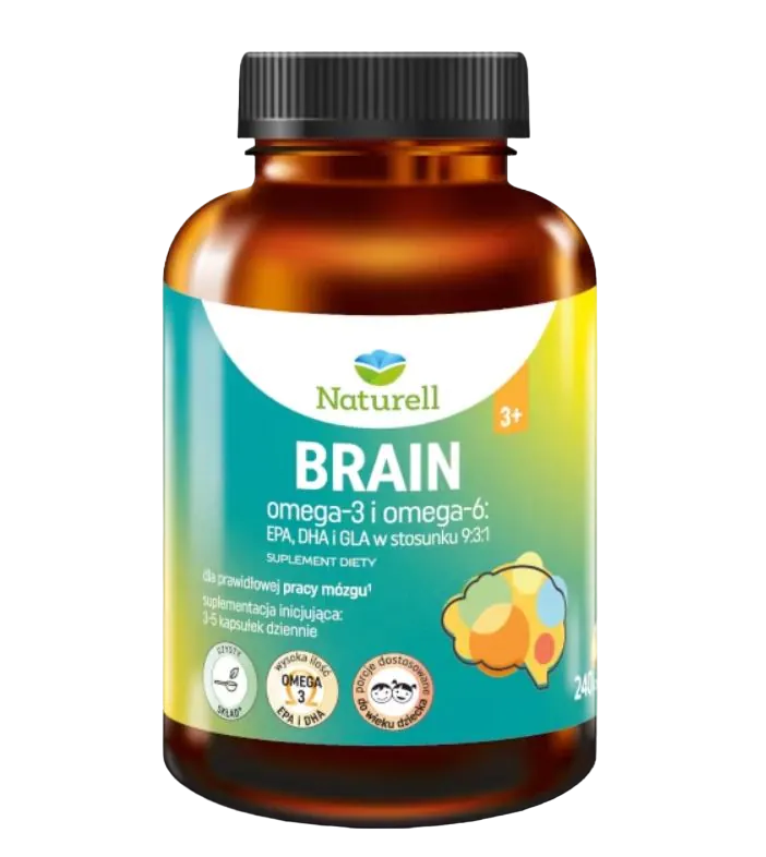 Naturell Brain, 240 kapsułek