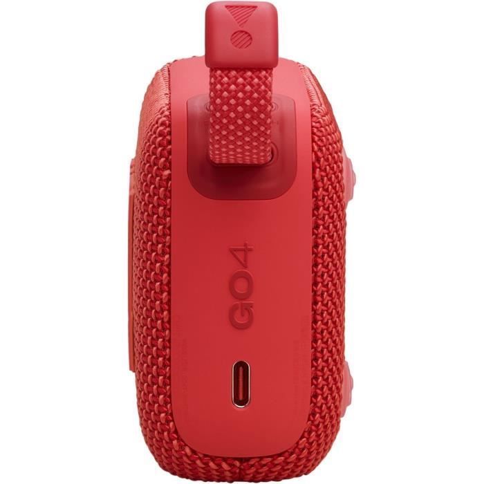 Ultra-portable Bluetooth speaker - JBL GO 4 - Bluetooth 5.3 - Red