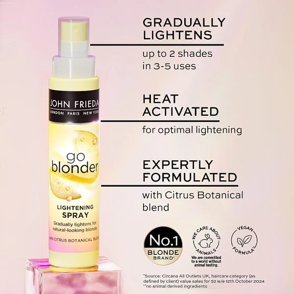 John Frieda Go Blonder zesvětlující sprej 100ml