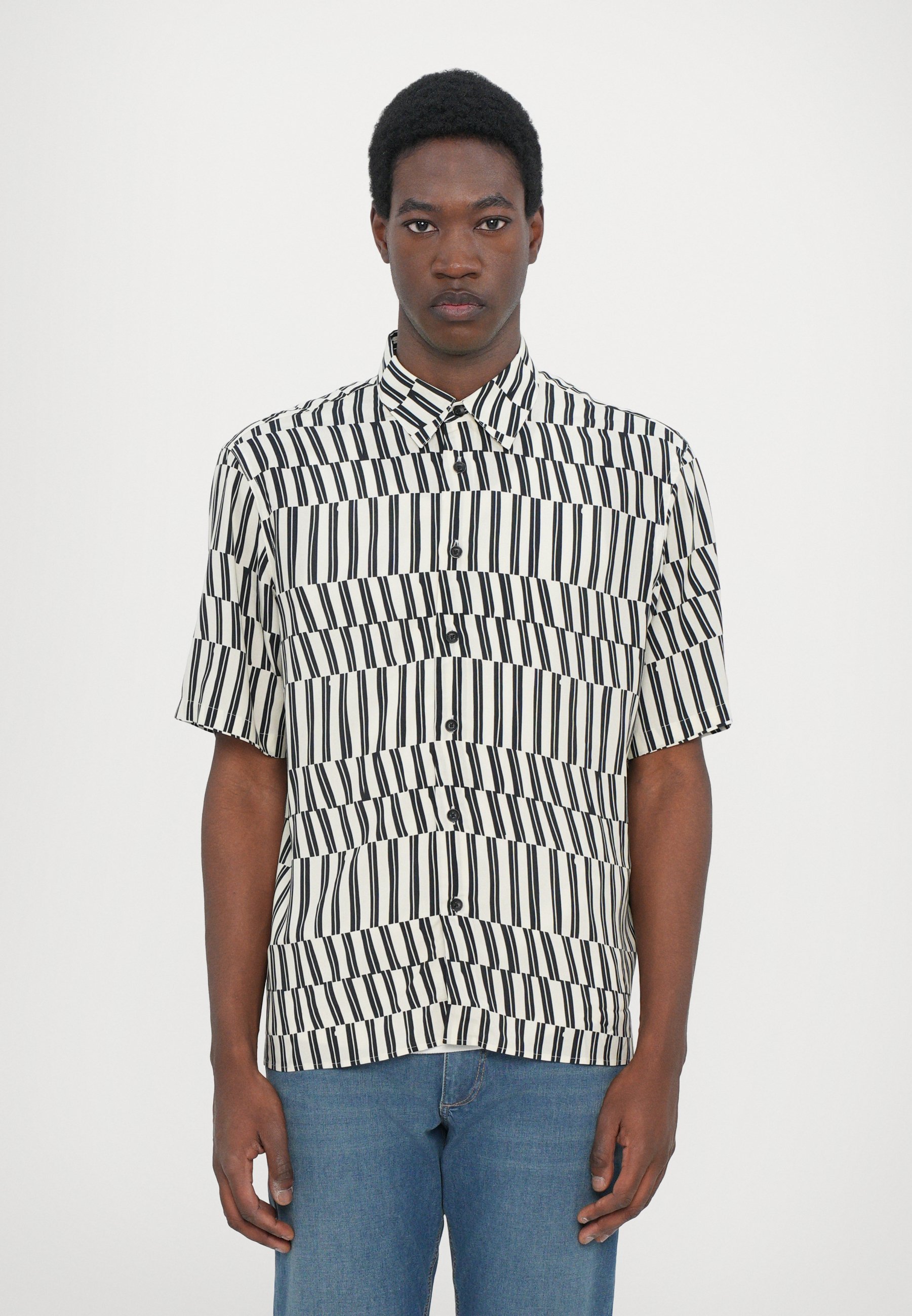 Chemise imprimée DALTON de rag & bone - blanche
