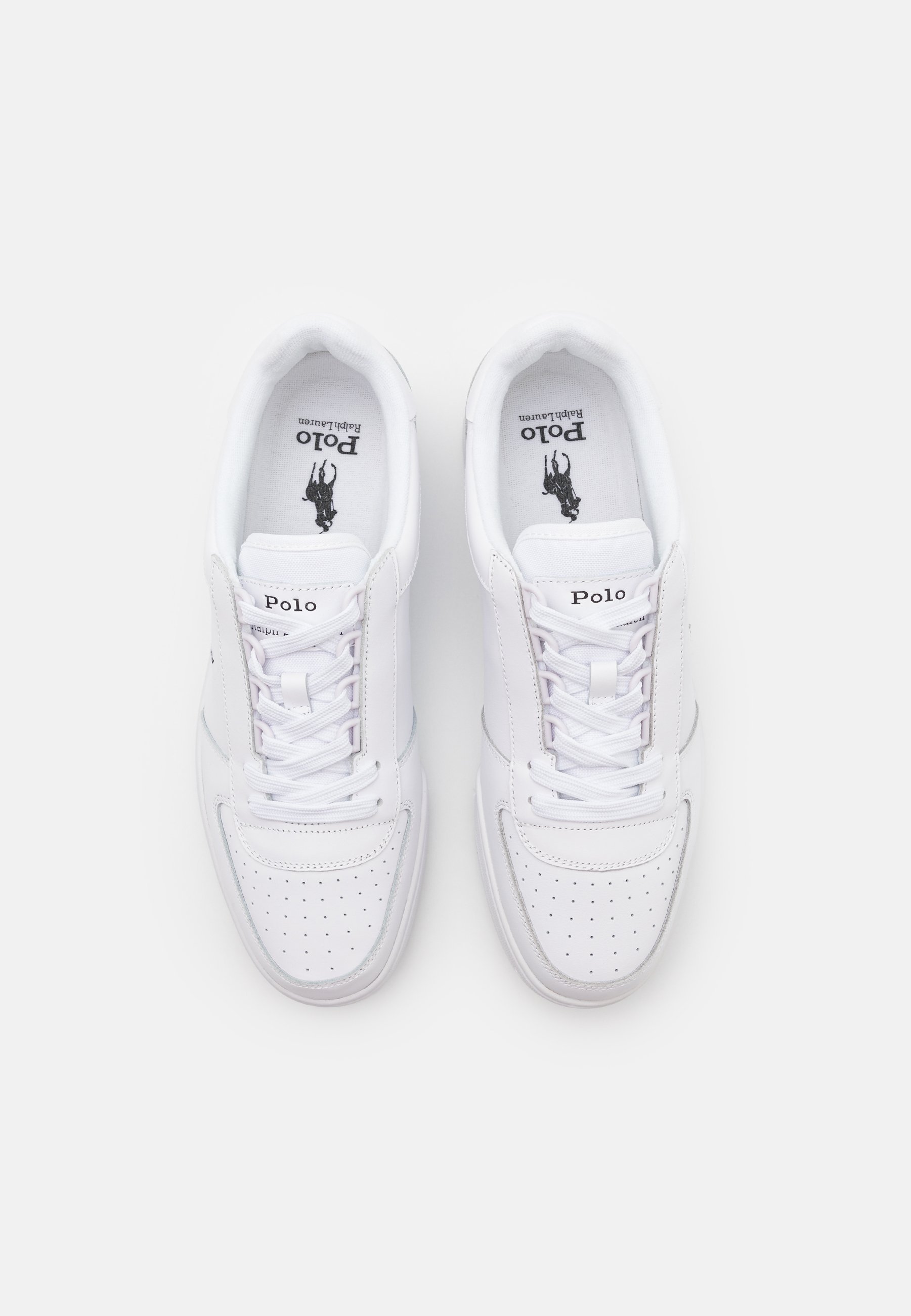 Polo Ralph Lauren TOP LACE UNISEX - Sneakers - wit/zwart
