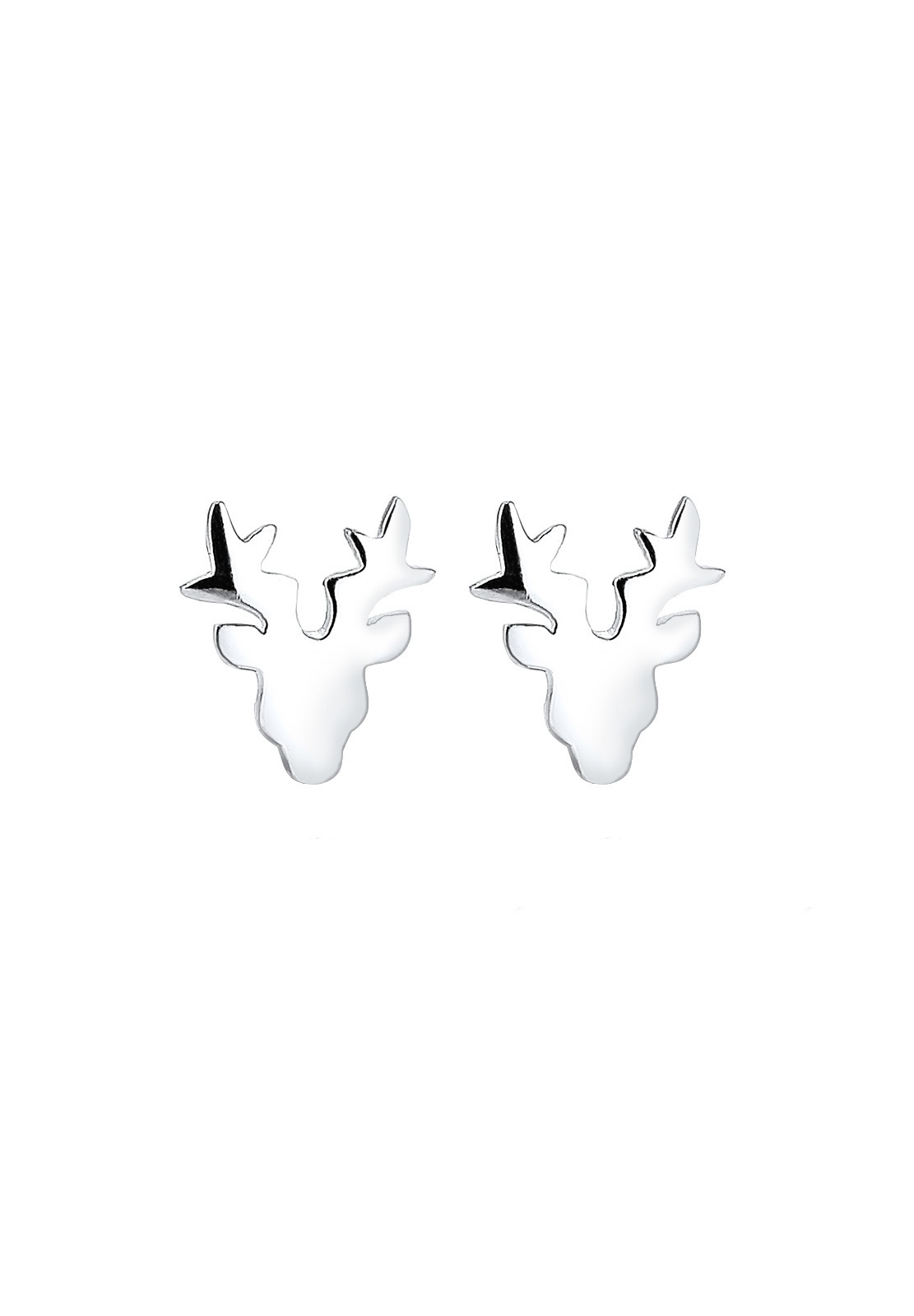 Elli Femmes Motif Cerf Ludique en Argent Sterling 925